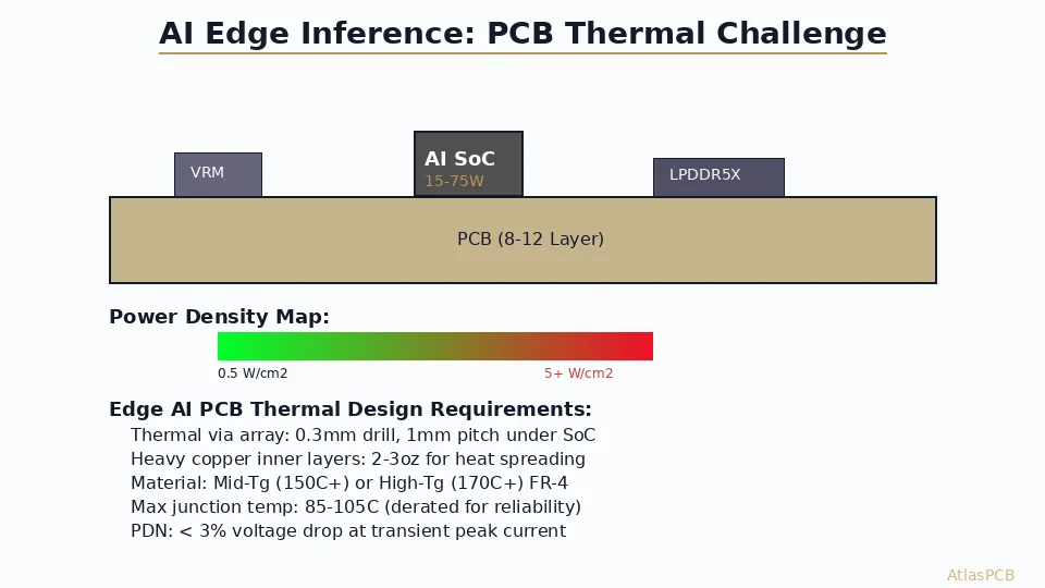 PCB Thermal Design for AI Edge Inference