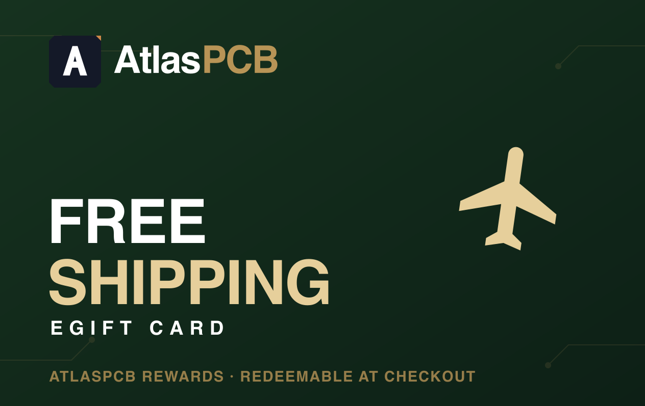 AtlasPCB Free Shipping eGift Card