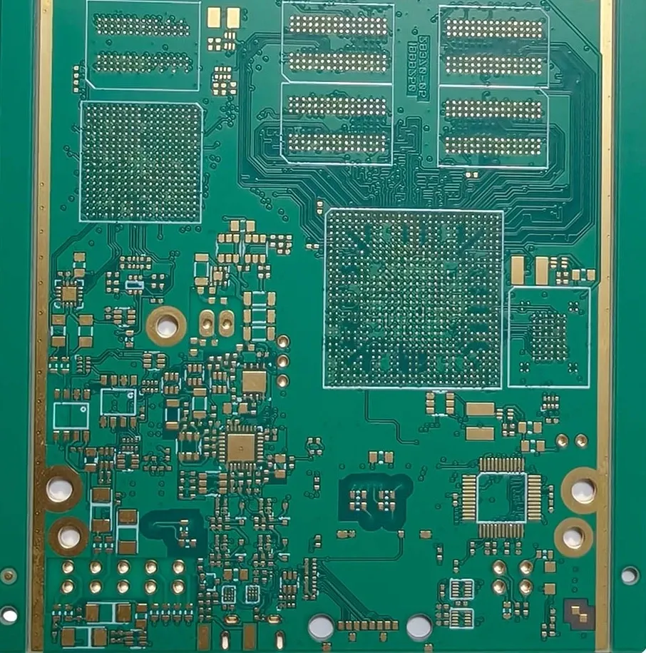 HDI PCB with laser-drilled microvias