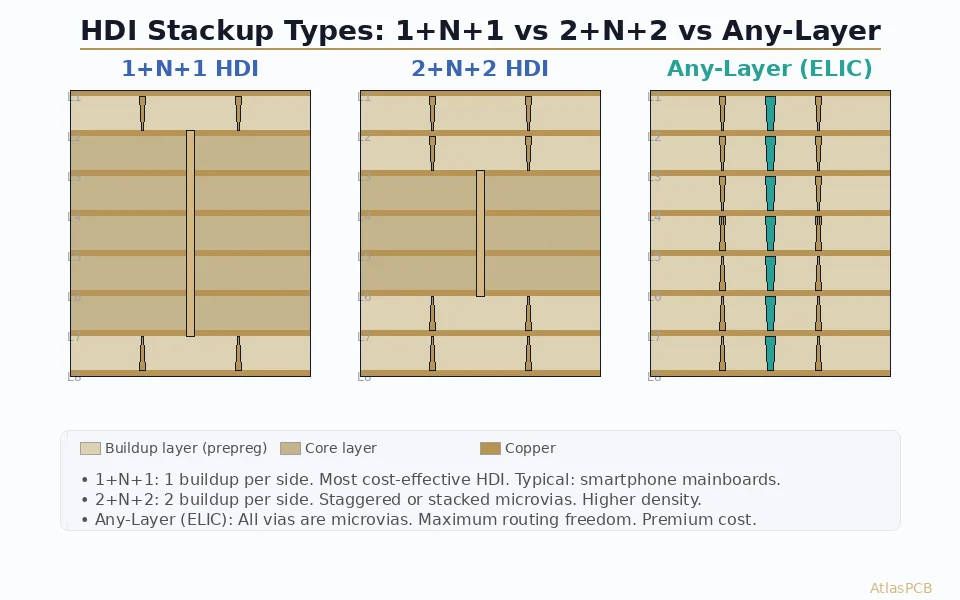 Advanced HDI PCB Stackup Design