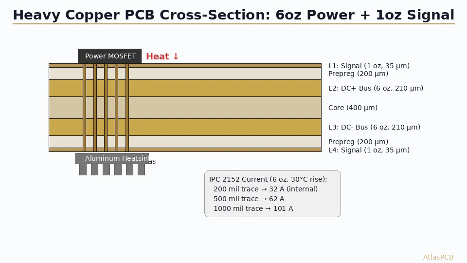 Heavy Copper PCB Design for Power Electronics