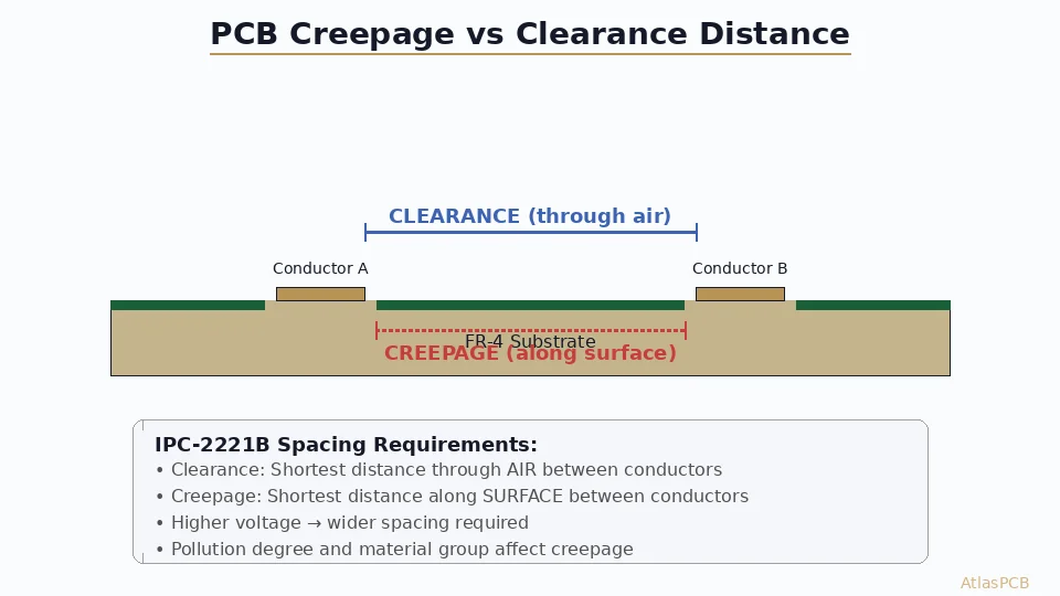 PCB Creepage and Clearance
