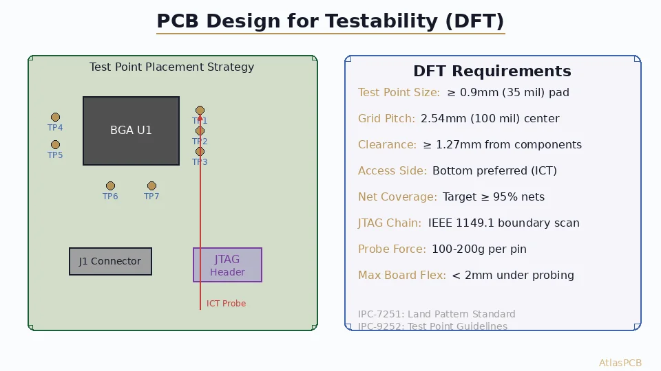 PCB Design for Testability (DFT)