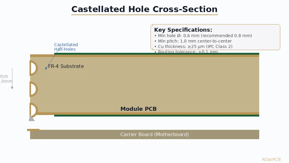 PCB Edge Plating and Castellated Holes