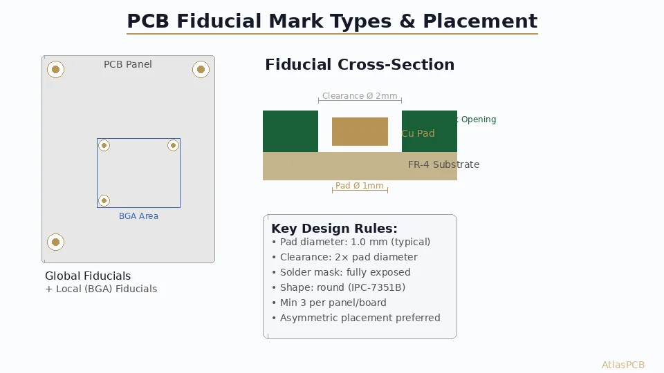 PCB Fiducial Mark Design