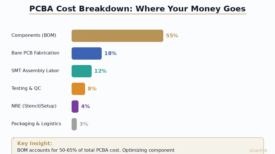 PCBA Cost Breakdown 2026