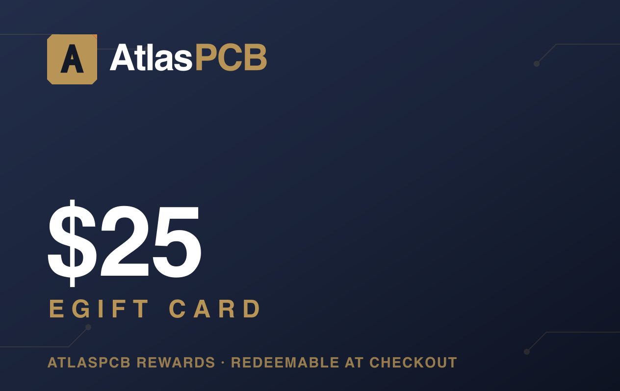AtlasPCB eGift Card — $25