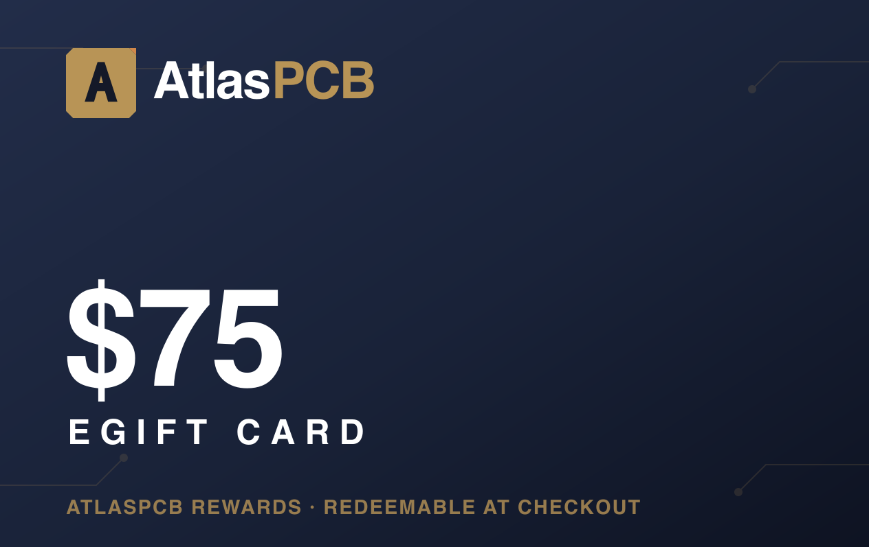 AtlasPCB eGift Card — $75